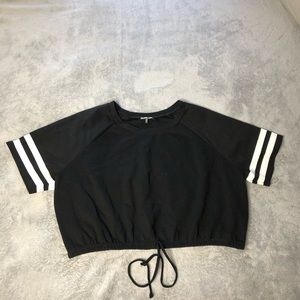 Charlotte Russe Crop Top W/ Elastic Waistband